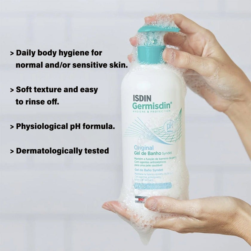 Isdin Germisdin Original Soap-Free Bath Gel 250ml + Isdin Germisdin Hand Gel 120ml PROMO