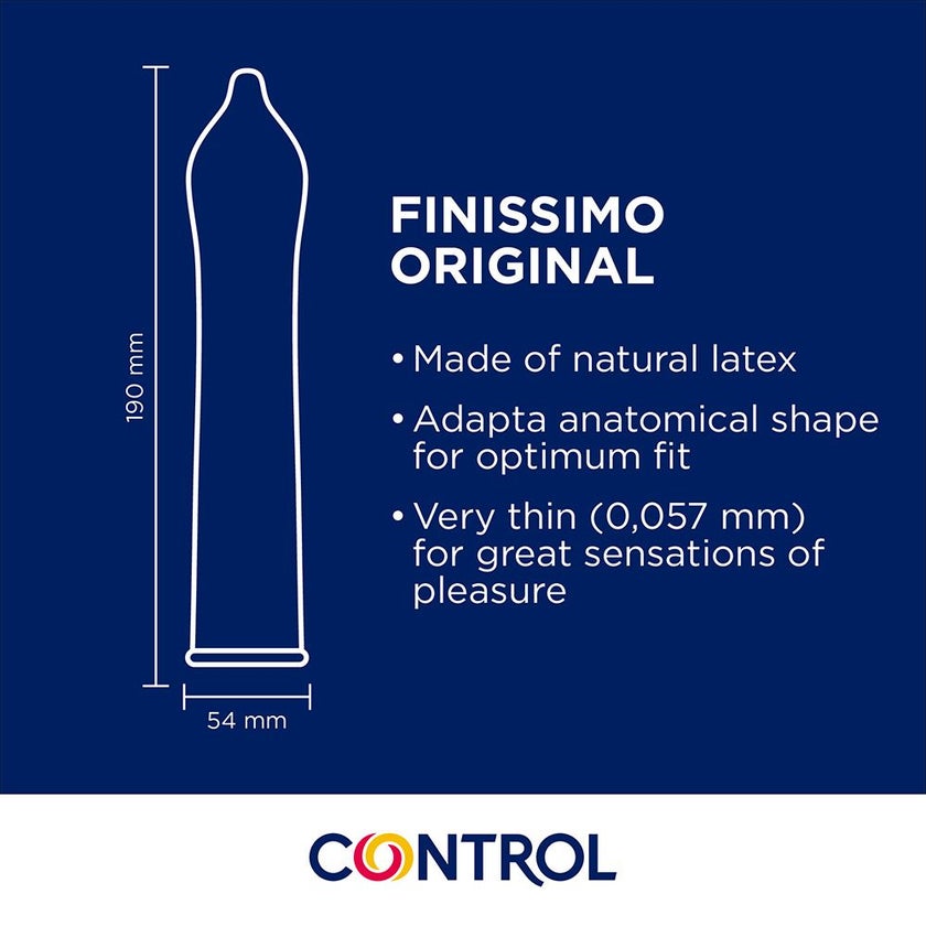Control Finissimo Original Condoms, Pack of 12's
