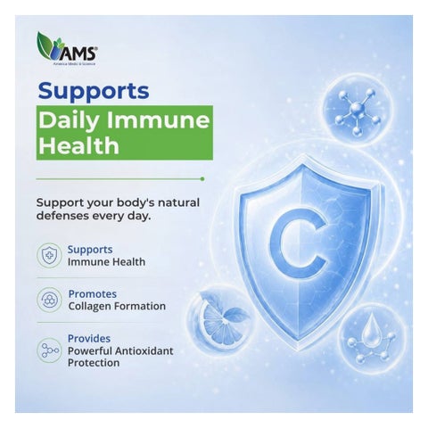 AMS Rapid-C 500mg Vitamin-C Tablets - 2 x 100 Tablets