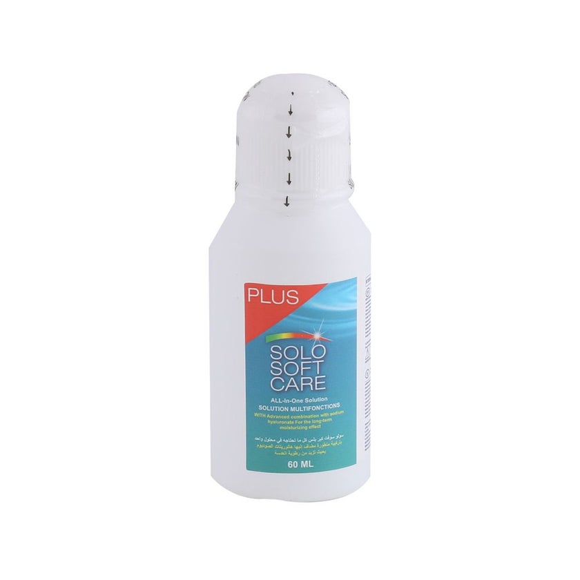 Solo Soft Care Plus All In One Contact Lens Solution 60ml
