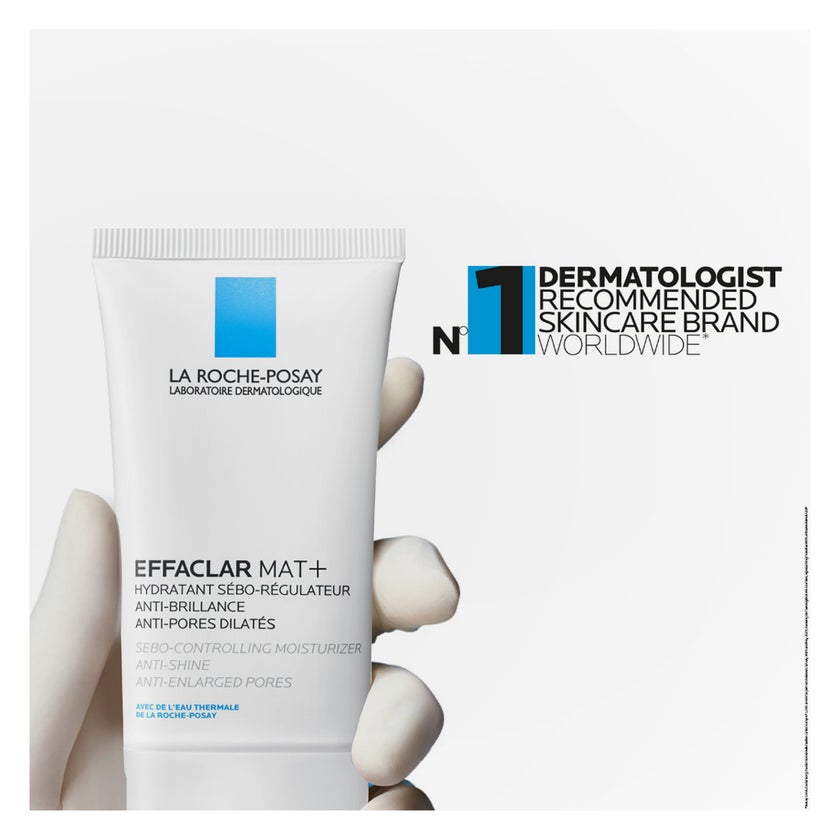 La Roche-Posay Effaclar MAT Mattifying Face Moisturizer, Oily Skin - 40ml