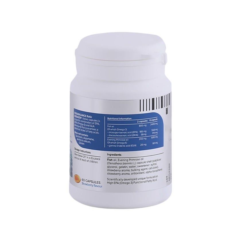 Equazen Omega-3 & Omega-6 Fatty Acids for 3+ Years Chewables, Pack of 60's