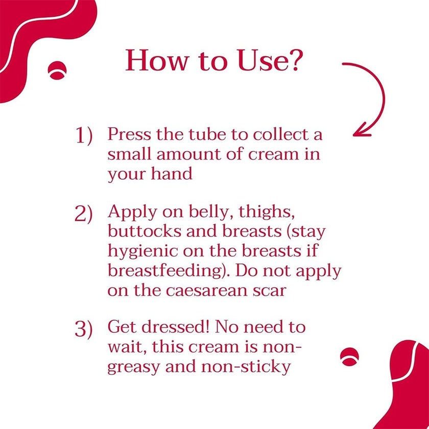 Mustela 3 In 1 Maternity Stretch Marks Cream For Pregnancy, 150ml