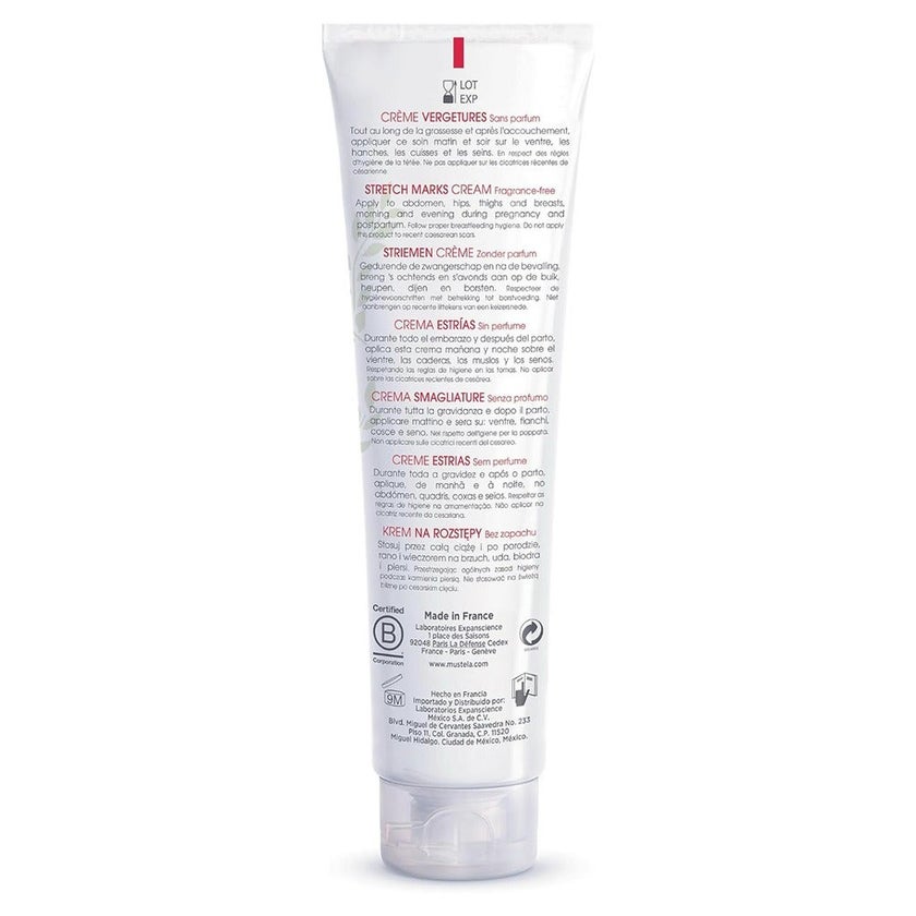 Mustela 3 In 1 Maternity Stretch Marks Cream For Pregnancy, 150ml