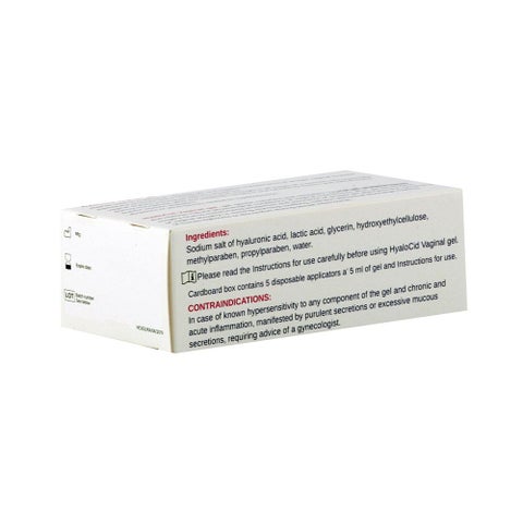 Hyalocid Vaginal Gel 5ml, Pack of 5's
