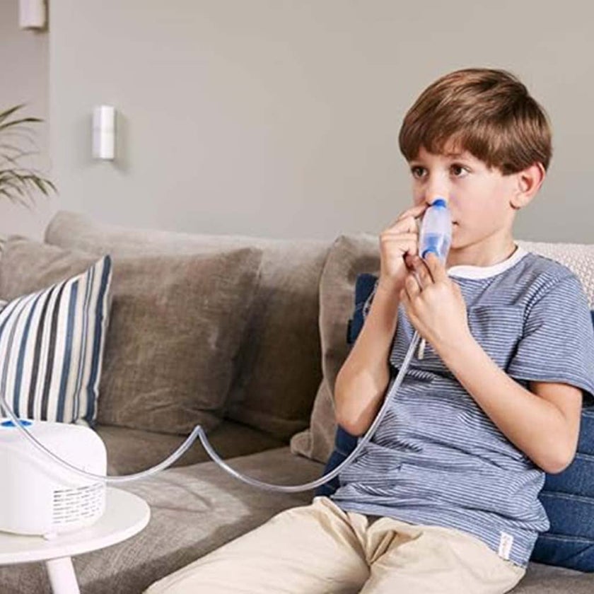 Omron C102 Total Compressor NE-C102-UK 2-in-1 Nebulizer With Nasal Shower