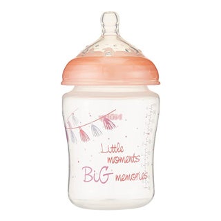 Nuby Little Moments SoftFlex 0+ month Pink Bottle 270ml