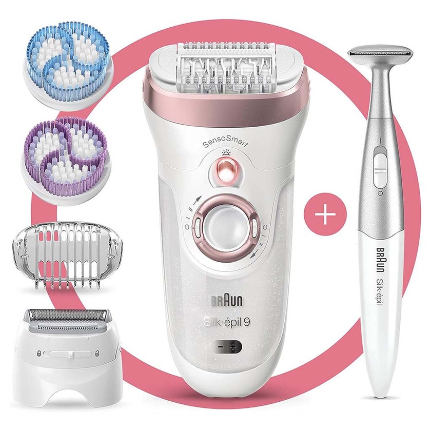 Braun Silk-epil 9 SkinSpa SensoSmart Wet & Dry Epilator 9980