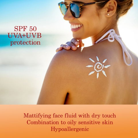 Vichy Capital Soleil SPF 50 Mattifying Dry Touch Fluid - 50ml x 2