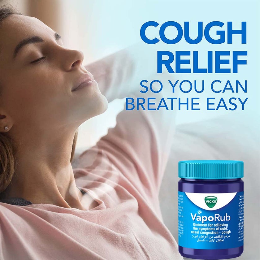 Vicks VapoRub Decongestant Ointment For Cold Relief 100g
