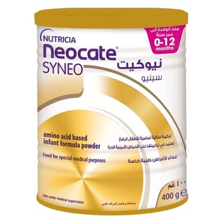 Nutricia Neocate Syneo Amino Acid Based Infant Milk Formula For 0 To 12 Months 400g