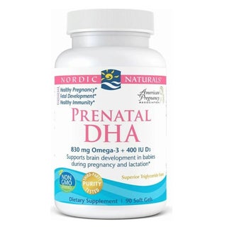 Nordic Naturals Prenatal DHA Omega 3 with Vit D3 Softgels, Pack of 90's