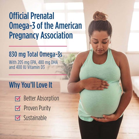 Nordic Naturals Prenatal DHA Omega 3 Softgels, Pack of 90's