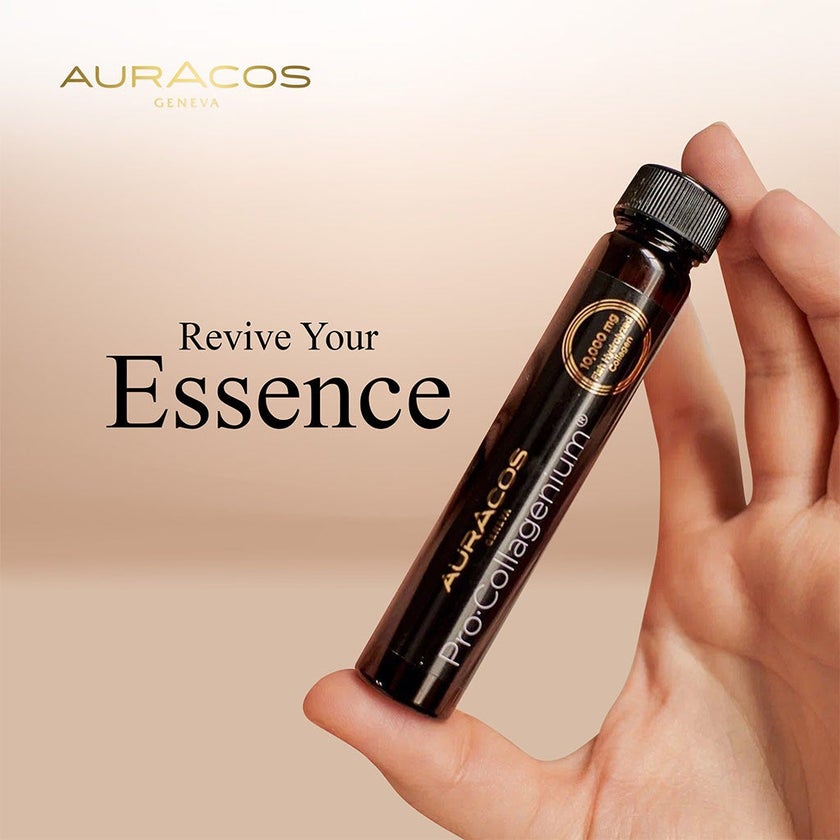 Auracos Geneva Pro Collagenium 25ml Oral Anti-Aging Solution, Pack of 14's - 2+1 PROMO PACK