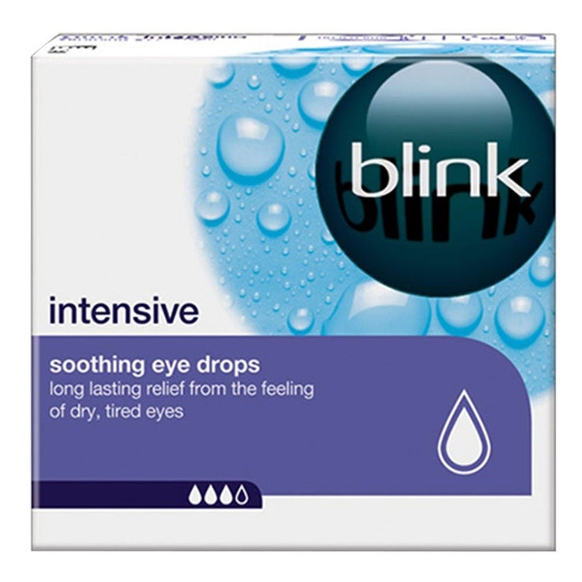 Eye Drop Unit Blink Intensive Soothing Single Dose Unit Eye Drops 0.4ml, Pack of 20's ...