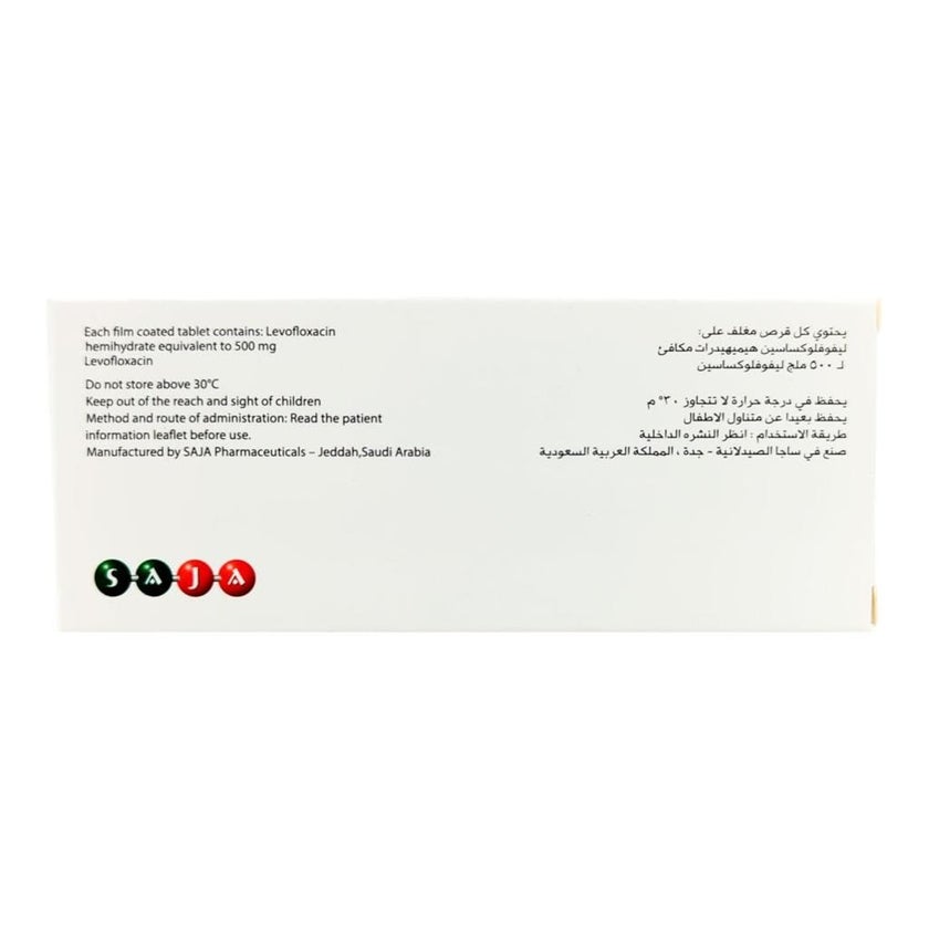 Levaquin 500mg Tablets, Pack of 5's