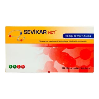 Sevikar HCT 40mg/10mg/12.5mg Film Coated Tablets, Pack of 28's