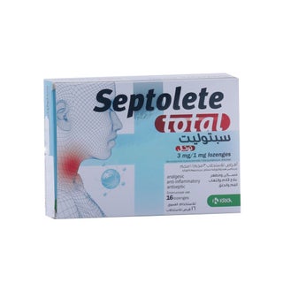 Septolete Total Oral Lozenges, Pack of 16's