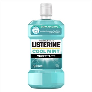 Listerine Zero Alcohol Cool Mint Milder Taste Mouthwash 500ml