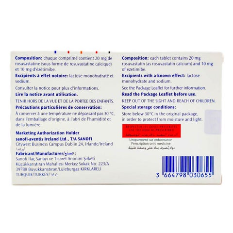 Zympass 20mg/10mg Tablets, Pack of 30's