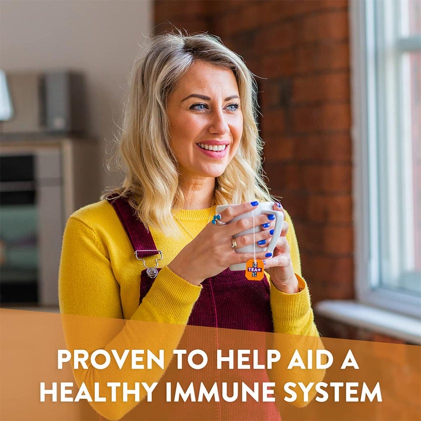 Vitabiotics Tea+ Vitamin C Vitamin Tea For Immune Support, Pack of 14's