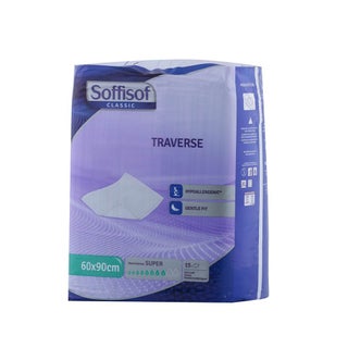 Soffisof Idealite Traverse Bed Pads 60 x 90cm, Pack of 15's