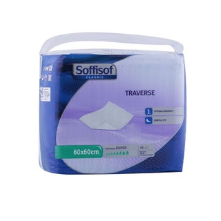 Soffisof Classic Traverse Bed Pads 60 x 60cm, Pack of 15's