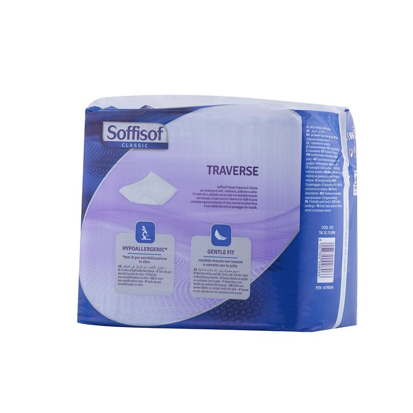 Soffisof Classic Traverse Bed Pads 60 x 60cm, Pack of 15's