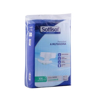 Soffisof Classic Adult Diaper 155-175cm XXL, Pack of 15's