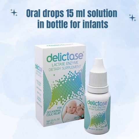 Delictase Lactase Enzyme Oral Drops 15ml