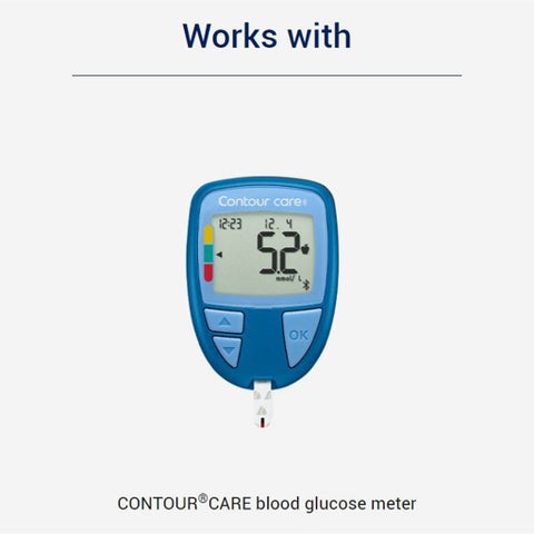 Ascensia Contour Care Blood Glucose Test Strips, Pack of 50's