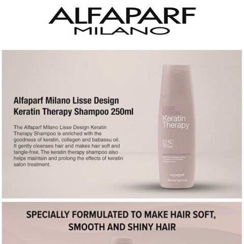Alfaparf Keratin Therapy Lisse Design Maintenance Shampoo 250ml