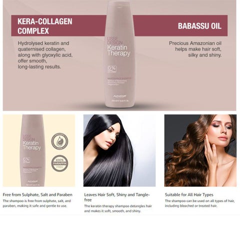 Alfaparf Keratin Therapy Lisse Design Maintenance Shampoo 250ml