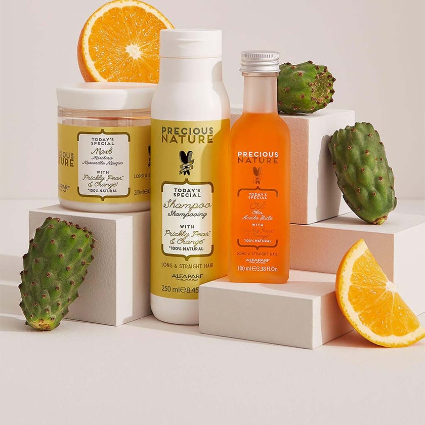 Alfaparf Precious Nature Shampoo With Prickly Pear & Orange For Long & Straight Hair 250ml