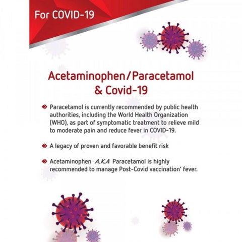 Camdol Paracetamol 500mg Tablets, Pack of 24's