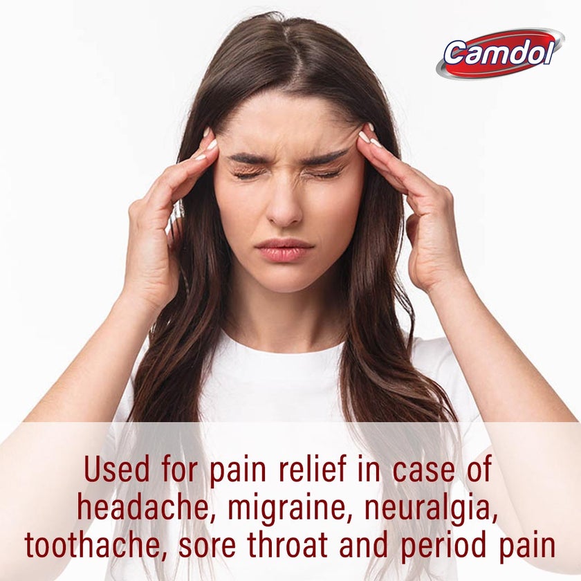 Camdol Ultra Paracetamol 500mg and Caffiene 65mg Pain Relief Tablets, Pack of 24's