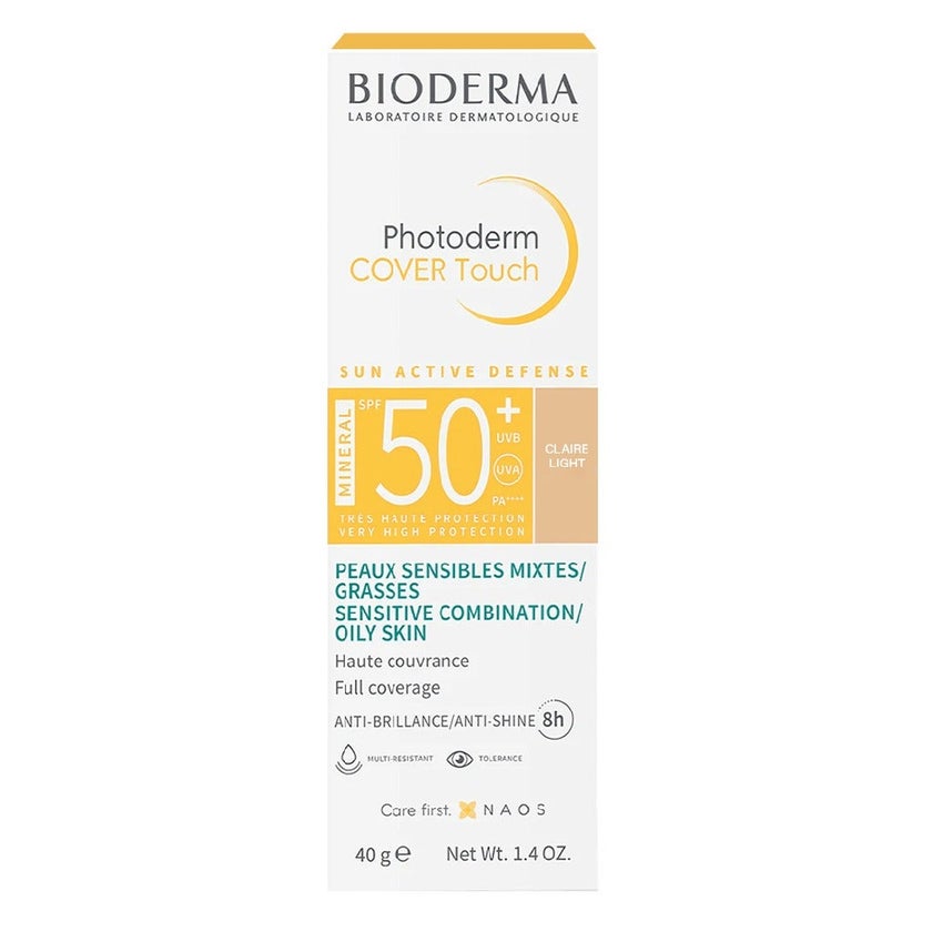 Bioderma Photoderm Cover Touch SPF 50 Mineral Sunscreen Light Tinted bioderma-photoderm-cover-touch-spf-50-mineral-sunscreen-light-tinted