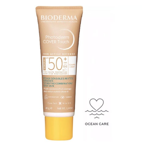 Bioderma Photoderm Cover Touch SPF 50+ Mineral Sunscreen Light Tinted 40ml