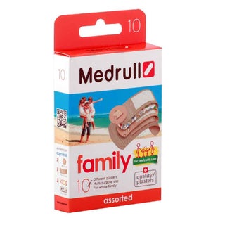 Medrull Family Plaster Assorted, Pack of 10's