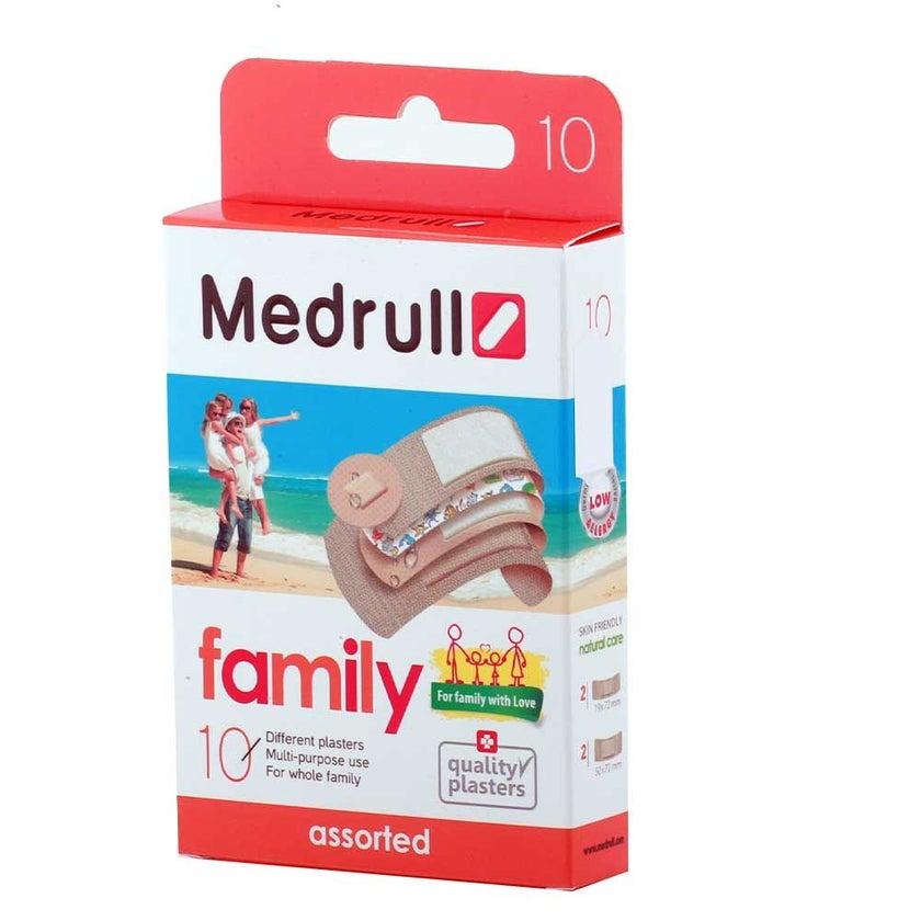 Medrull Family Plaster Assorted, Pack of 10's