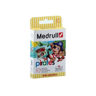 Medrull Kids Waterproof Plaster Pirates, Pack of 10's