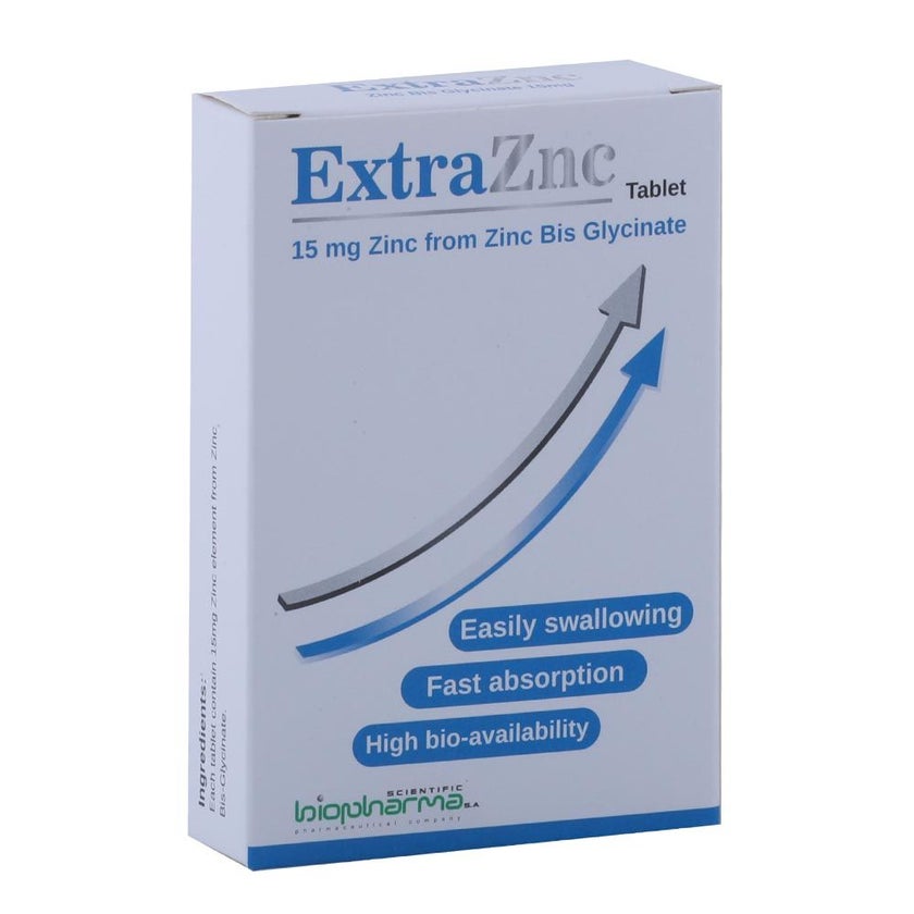 Extraznc Tab Extraznc 15mg Tablets, Pack of 30's - myAster