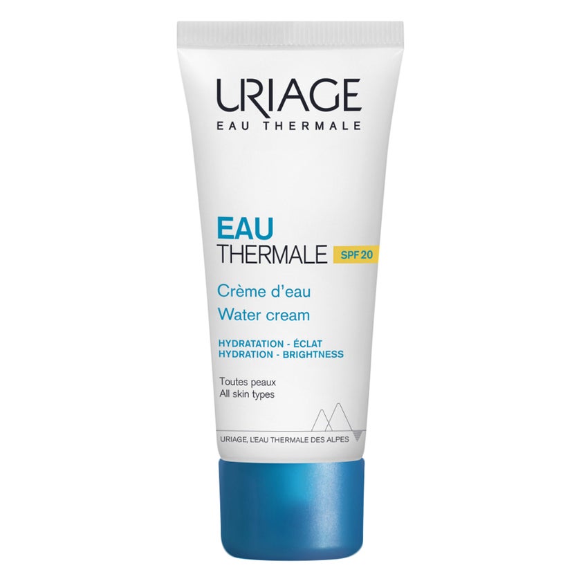 Uriage Eau Thermale SPF 20 Water Cream, Hyaluronic Acid - 40ml