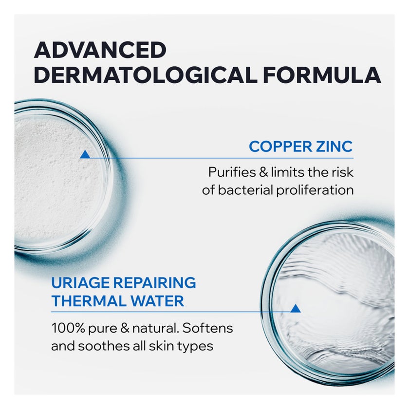 Uriage Bariederm-CICA Cleansing Gel, Copper & Zinc - 200ml