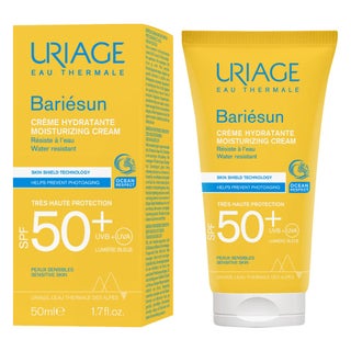 Uriage Bariesun SPF 50+ Moisturizing Sun Cream, Sensitive Skin - 50ml
