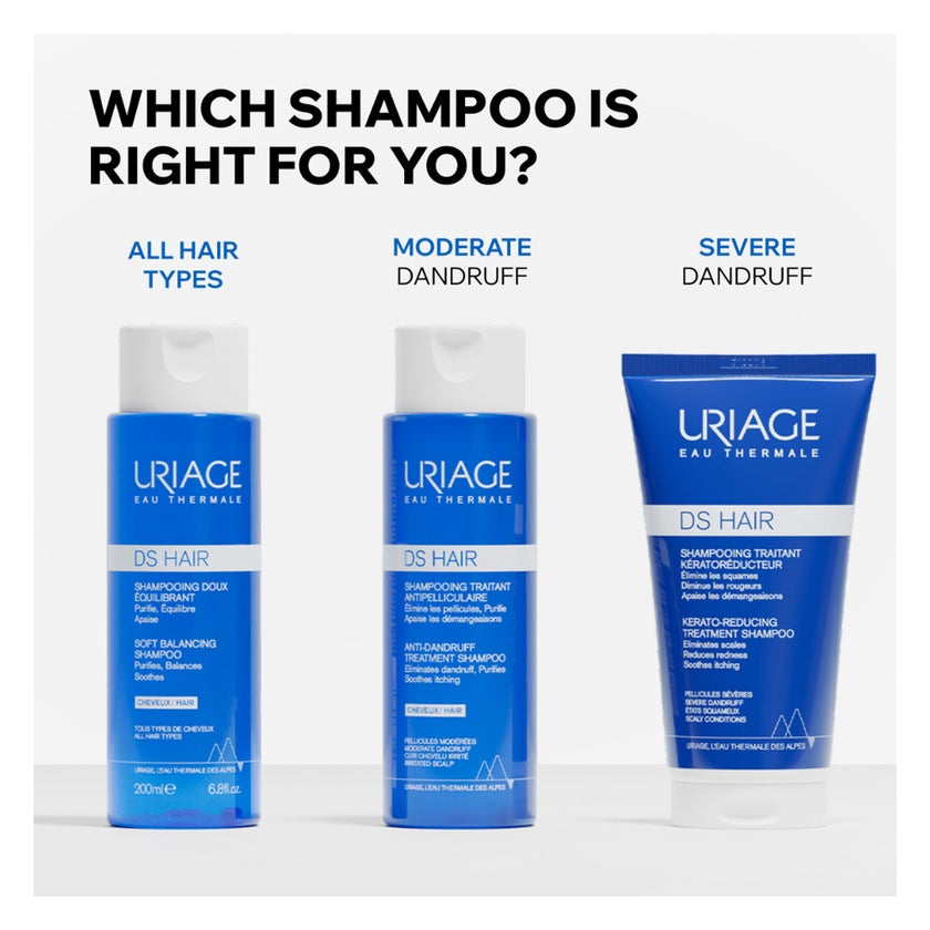 Uriage DS Hair Soft Balancing Shampoo - 200ml