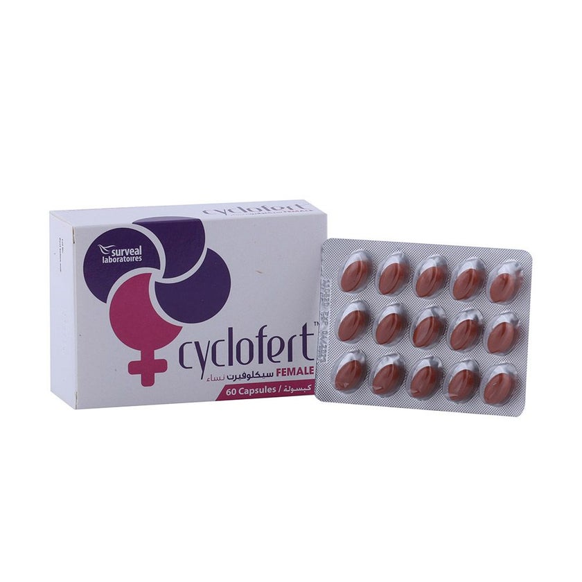 Cyclofert Female Capsules, Pack of 60's
