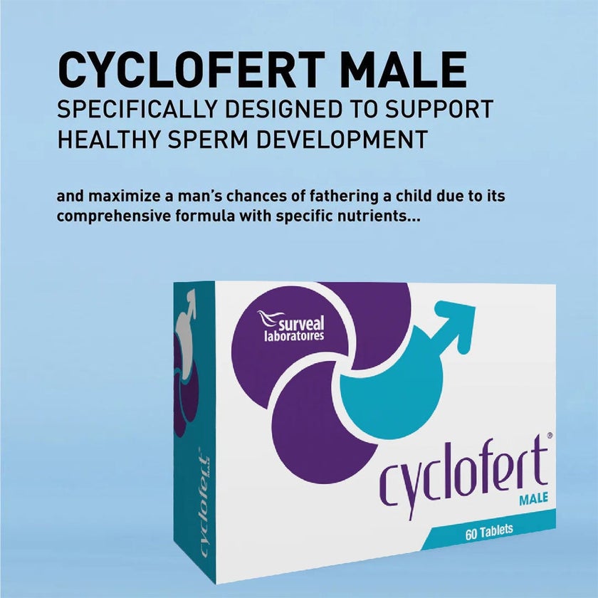 Cyclofert Male Tablets, Pack of 60's