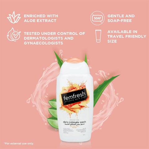 Femfresh Everyday Care Daily Intimate Skin Care Wash With Aloe Vera 250ml
