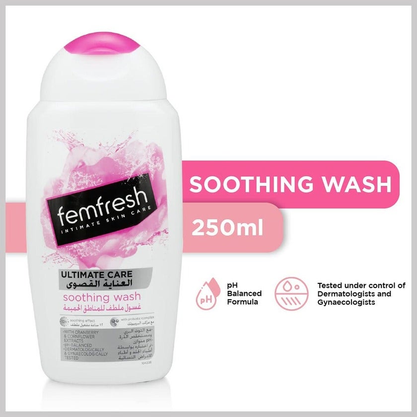 Femfresh Ultimate Care Soothing Intimate Skin Care Wash 250ml